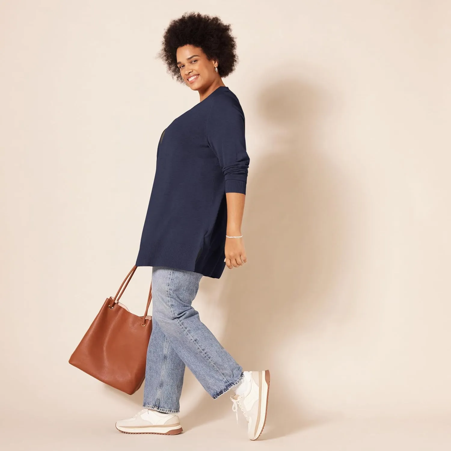Amazon Essentials Women's Lightweight Open-Front Cardigan Sweater (Available in Plus Size)