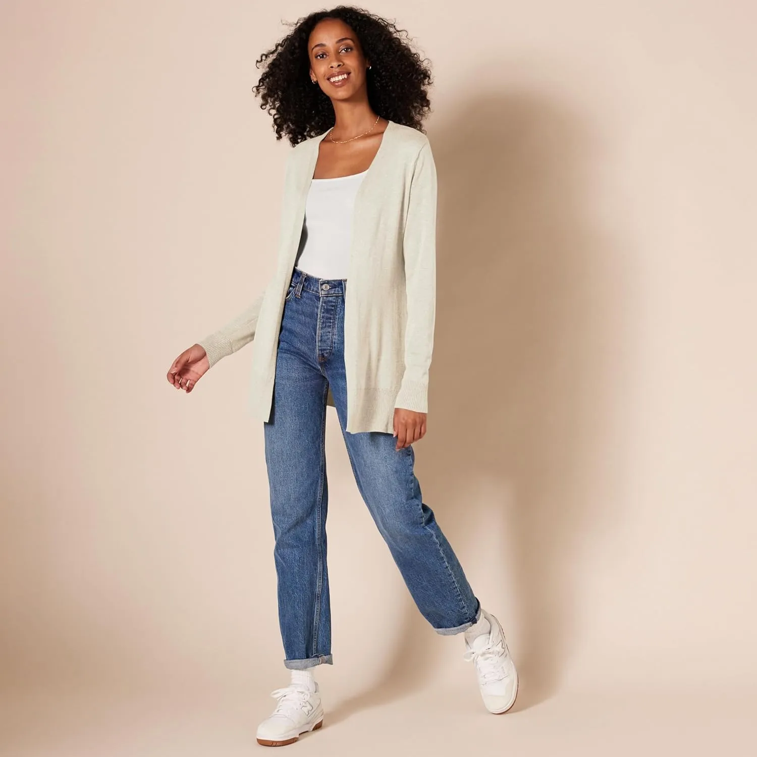 Amazon Essentials Women's Lightweight Open-Front Cardigan Sweater (Available in Plus Size)