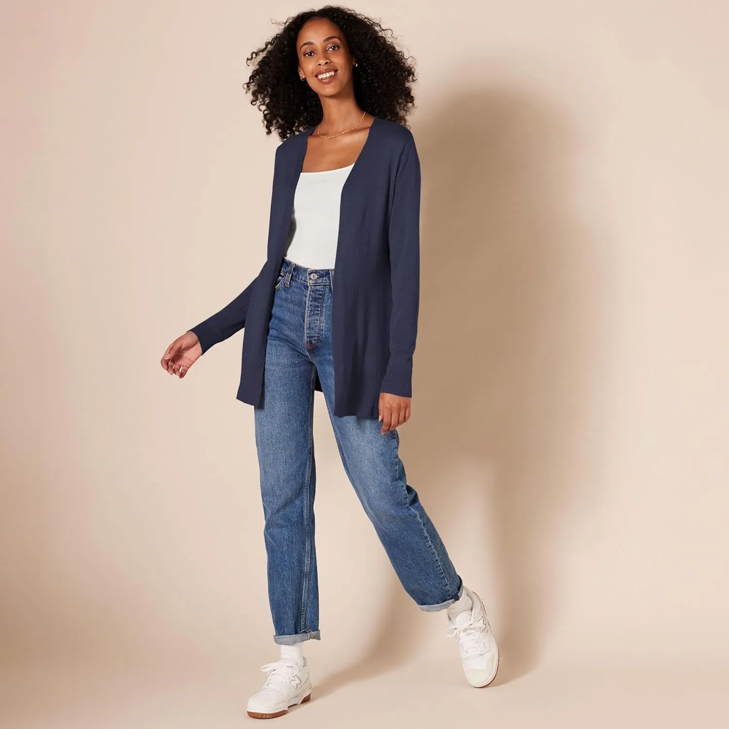 Amazon Essentials Women's Lightweight Open-Front Cardigan Sweater (Available in Plus Size)