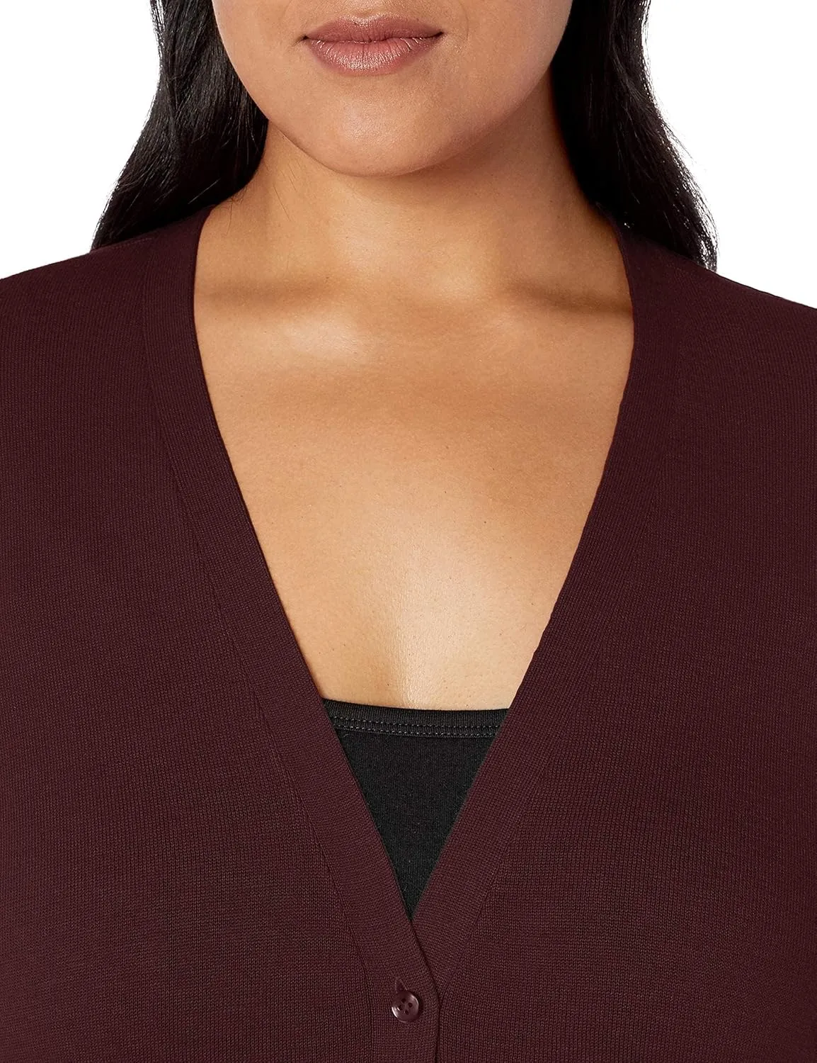 Amazon Essentials Women's Lightweight V-Neck Cardigan Sweater (Available in Plus Size)