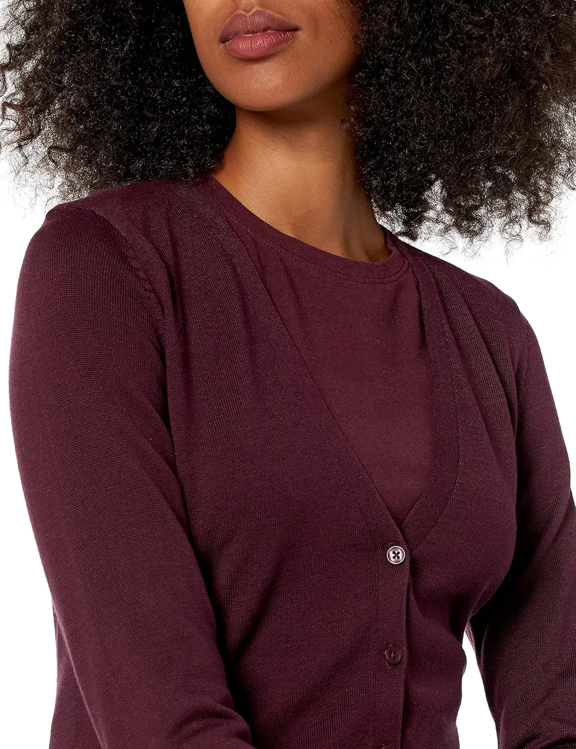 Amazon Essentials Women's Lightweight V-Neck Cardigan Sweater (Available in Plus Size)
