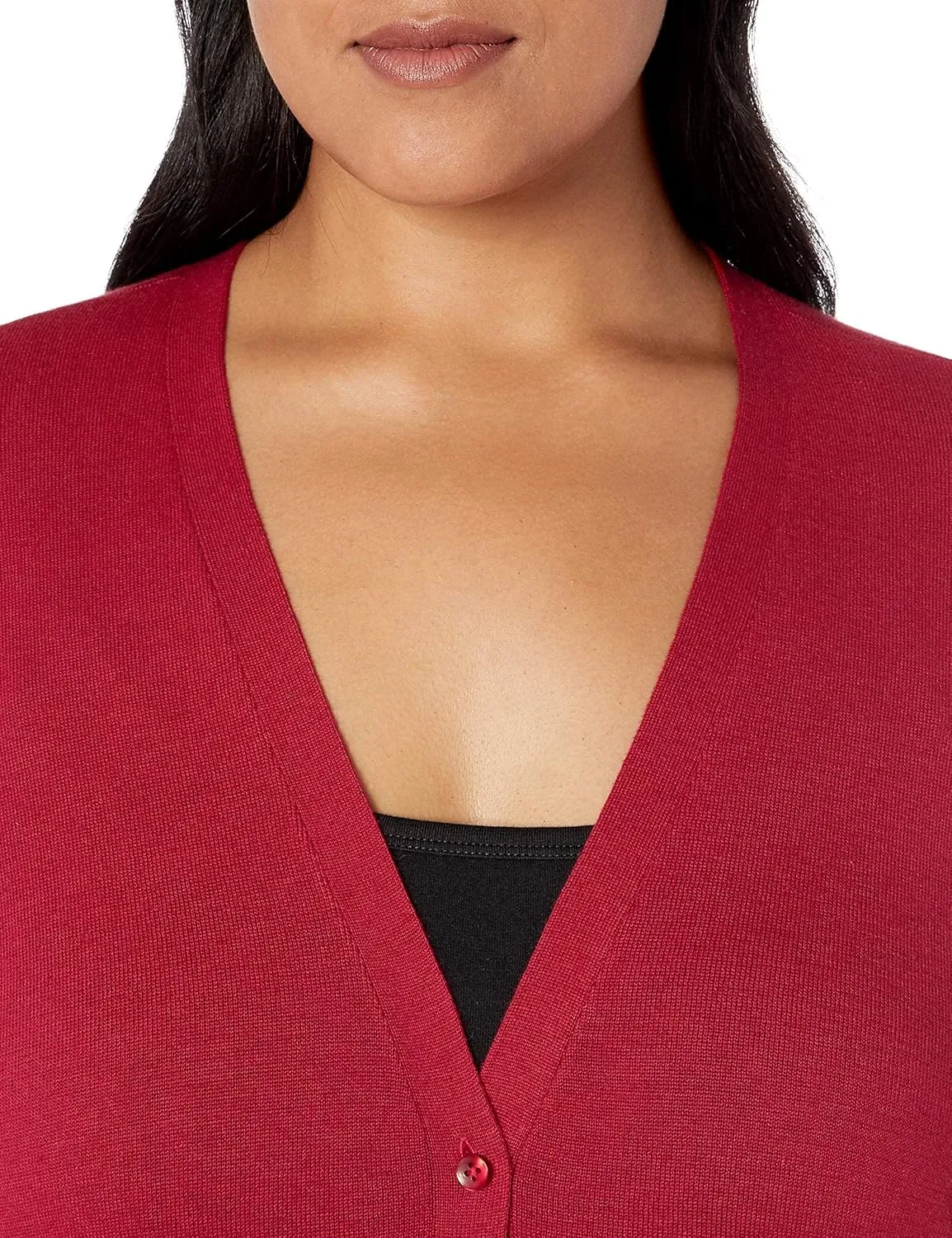 Amazon Essentials Women's Lightweight V-Neck Cardigan Sweater (Available in Plus Size)