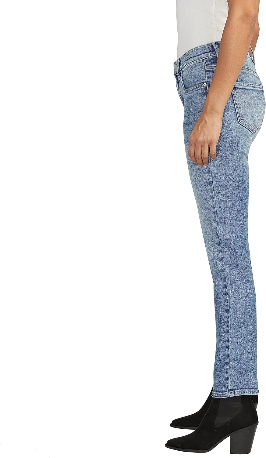 JAG Women's Cassie Mid Rise Slim Straight Leg Jeans & Pants-Legacy