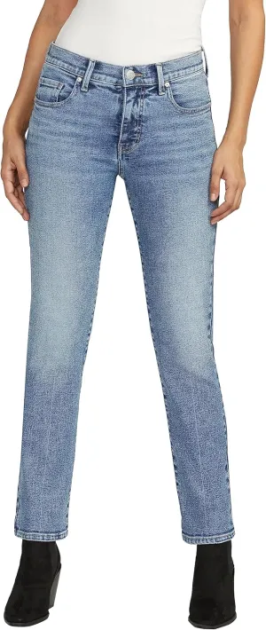 JAG Women's Cassie Mid Rise Slim Straight Leg Jeans & Pants-Legacy