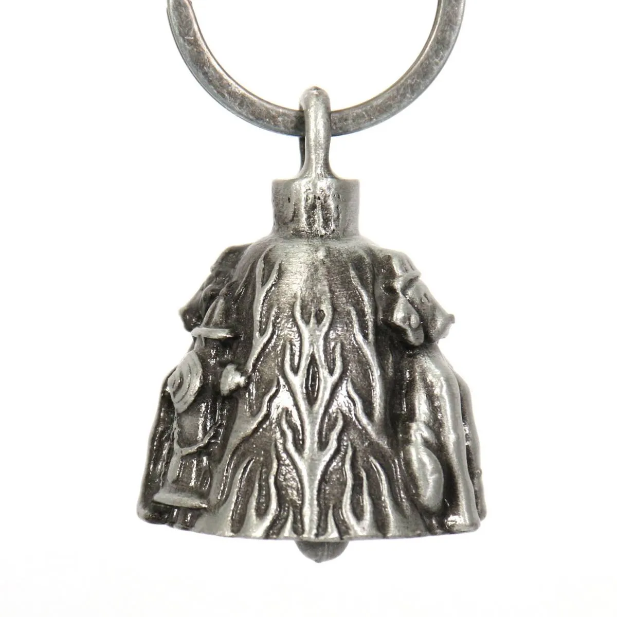 Milwaukee Leather MLB9046 'Fire Dog' Motorcycle Good Luck Bell | Key