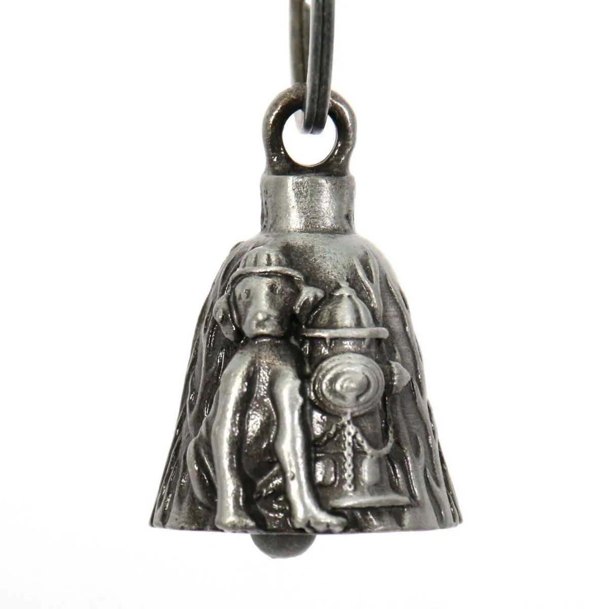 Milwaukee Leather MLB9046 'Fire Dog' Motorcycle Good Luck Bell | Key