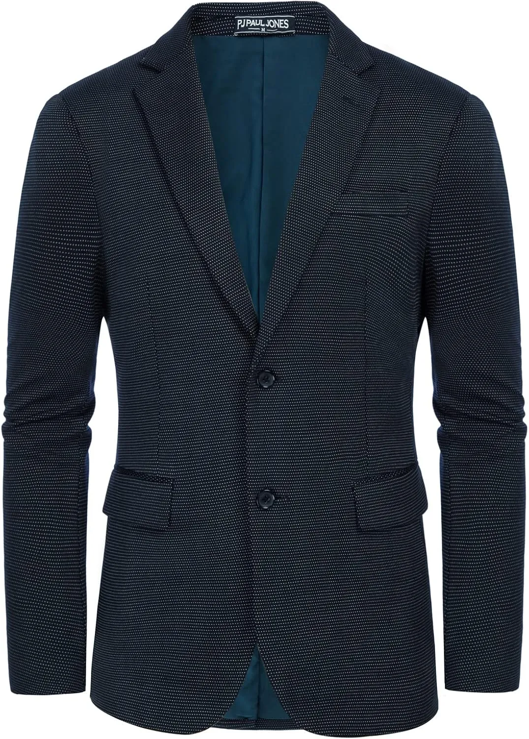 PJ Paul Jones Men's Herringbone Blazer Jacket Lightweight Casual Knit Sport Coat
