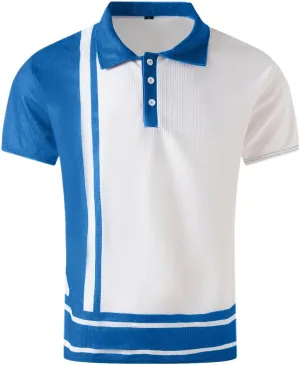 Polos for Men 2024 Solid Color Stand Collar Shirt Short Sleeved Casual T Shirt Tshirts Shirts for Men Polo Shirts