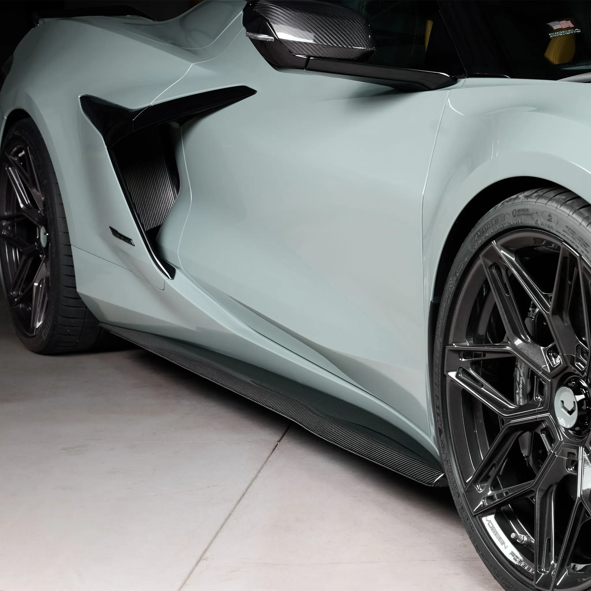 "GTZ" Side Skirts | Carbon Fiber | C8 Z06 & E-Ray