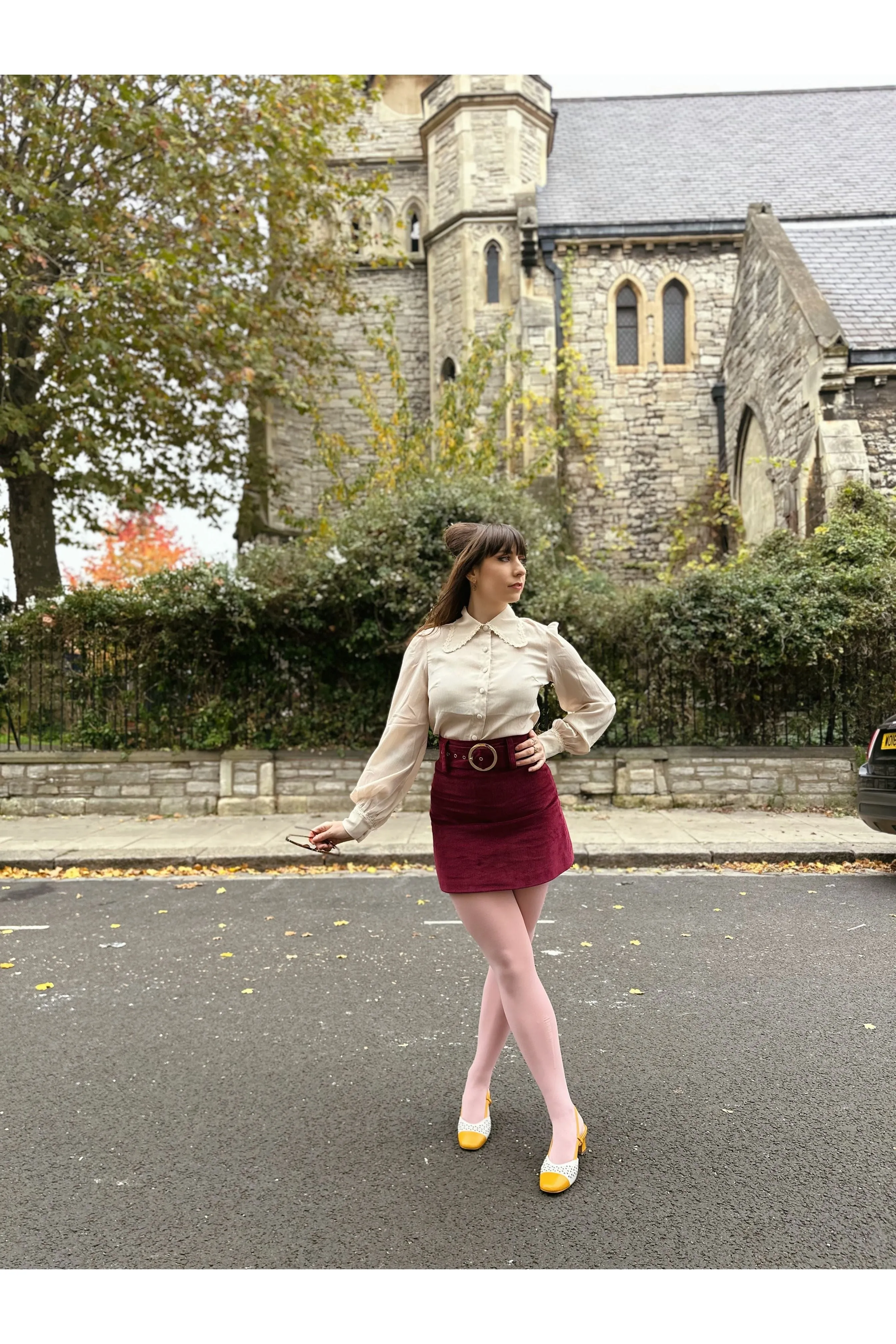The Chain - Exclusive 'Cher' Maroon Corduroy - Skirt