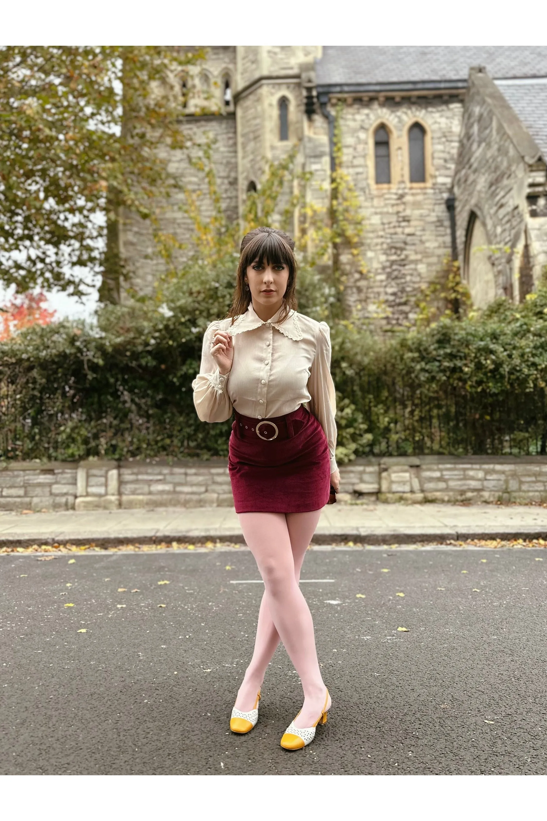 The Chain - Exclusive 'Cher' Maroon Corduroy - Skirt