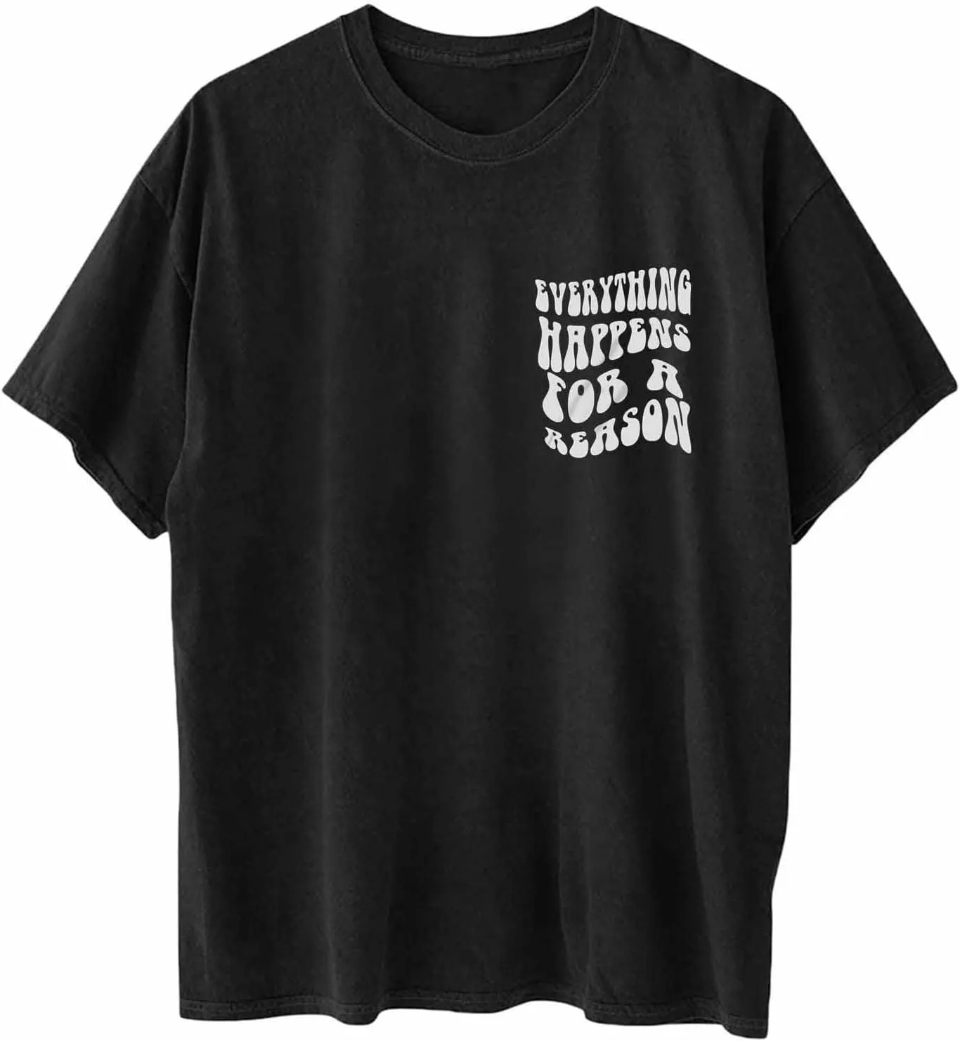 Women T-Shirts Oversized Graphic Funny Letter Printed Tunic Tops Casual Short Sleeve Drop Shoulder Blouse Loose Tee