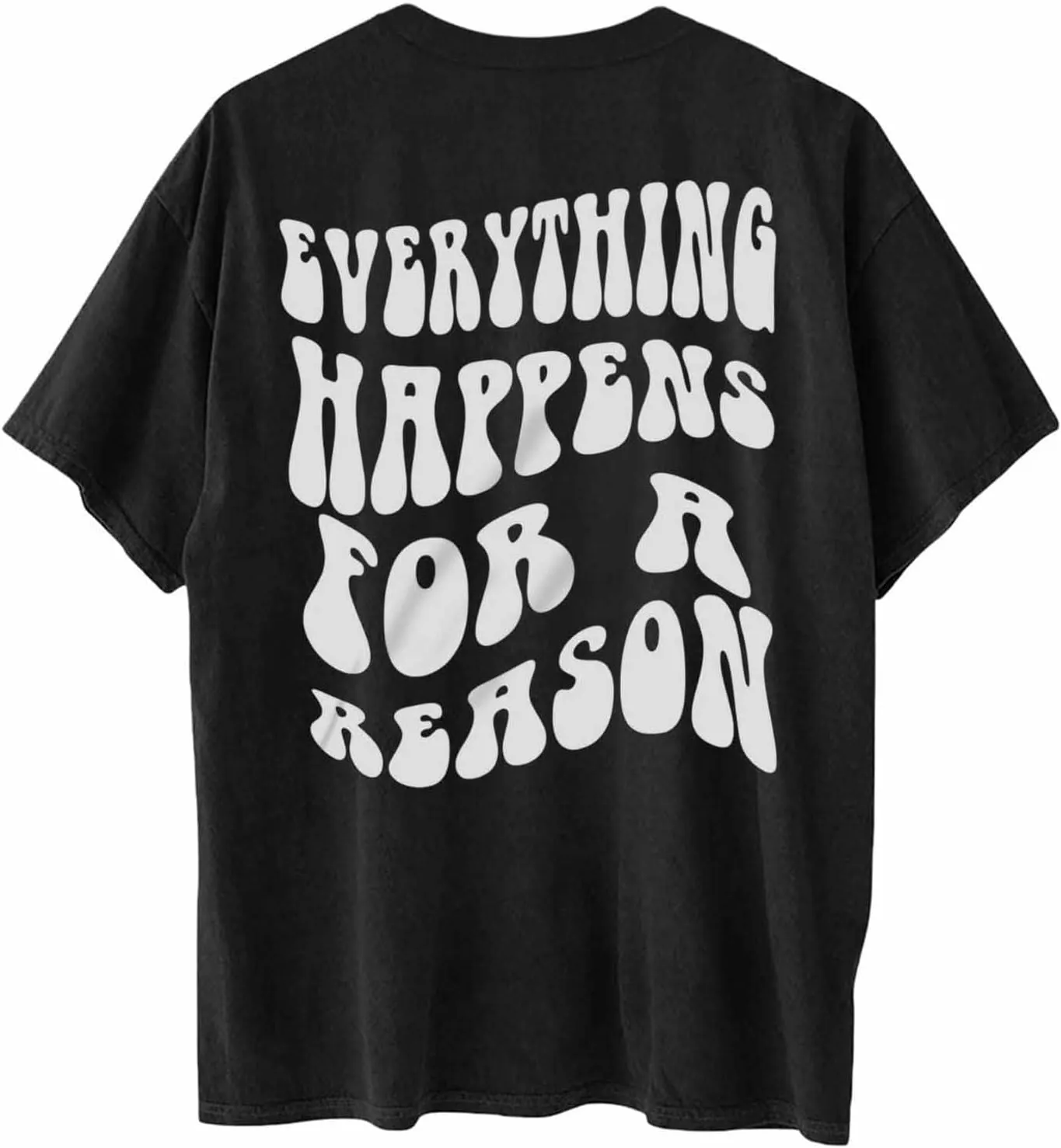 Women T-Shirts Oversized Graphic Funny Letter Printed Tunic Tops Casual Short Sleeve Drop Shoulder Blouse Loose Tee
