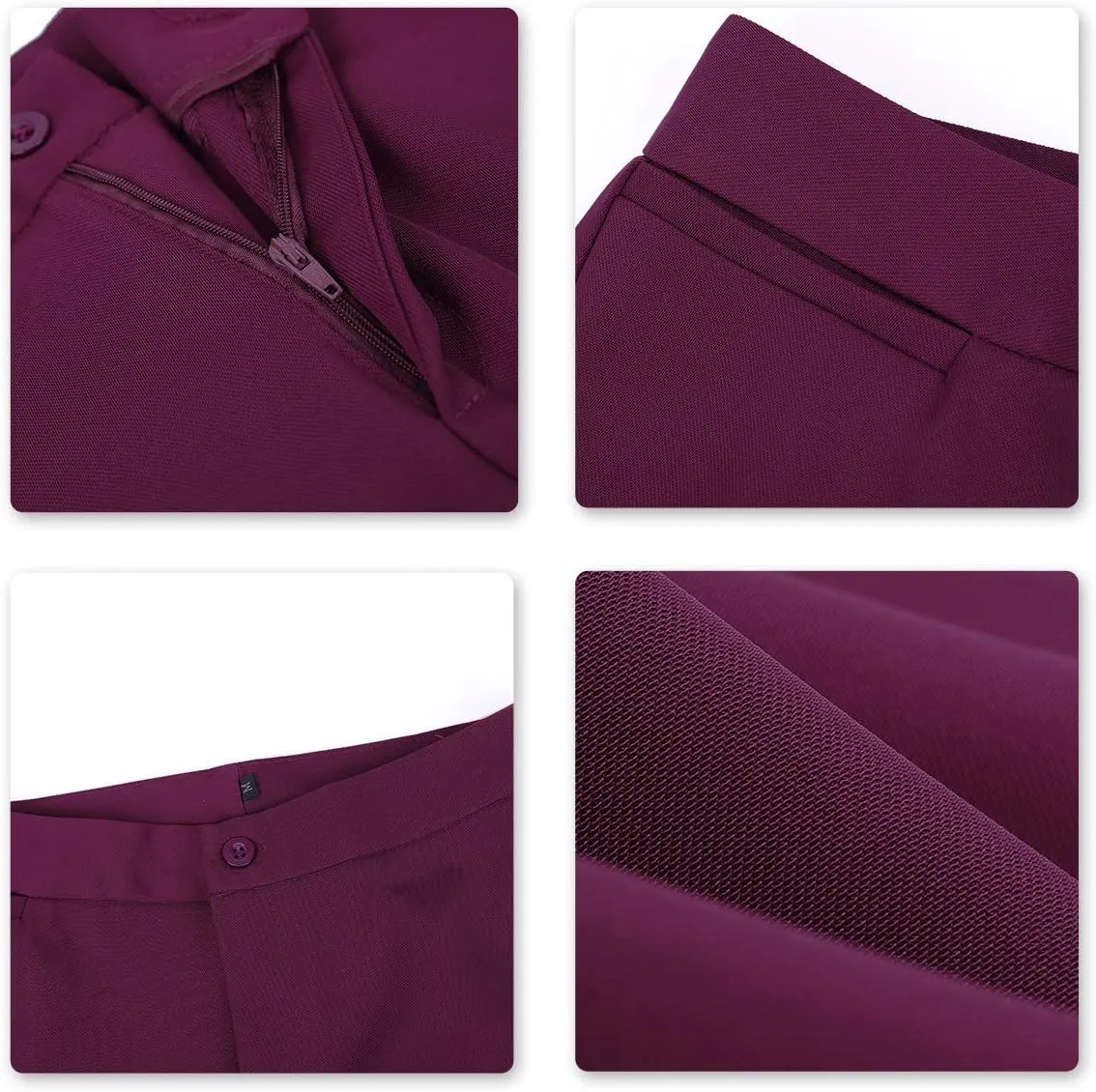 YUNCLOS Women's Double Breasted 2 Piece Suit Set 2 Button Blazer Jacket and Pants